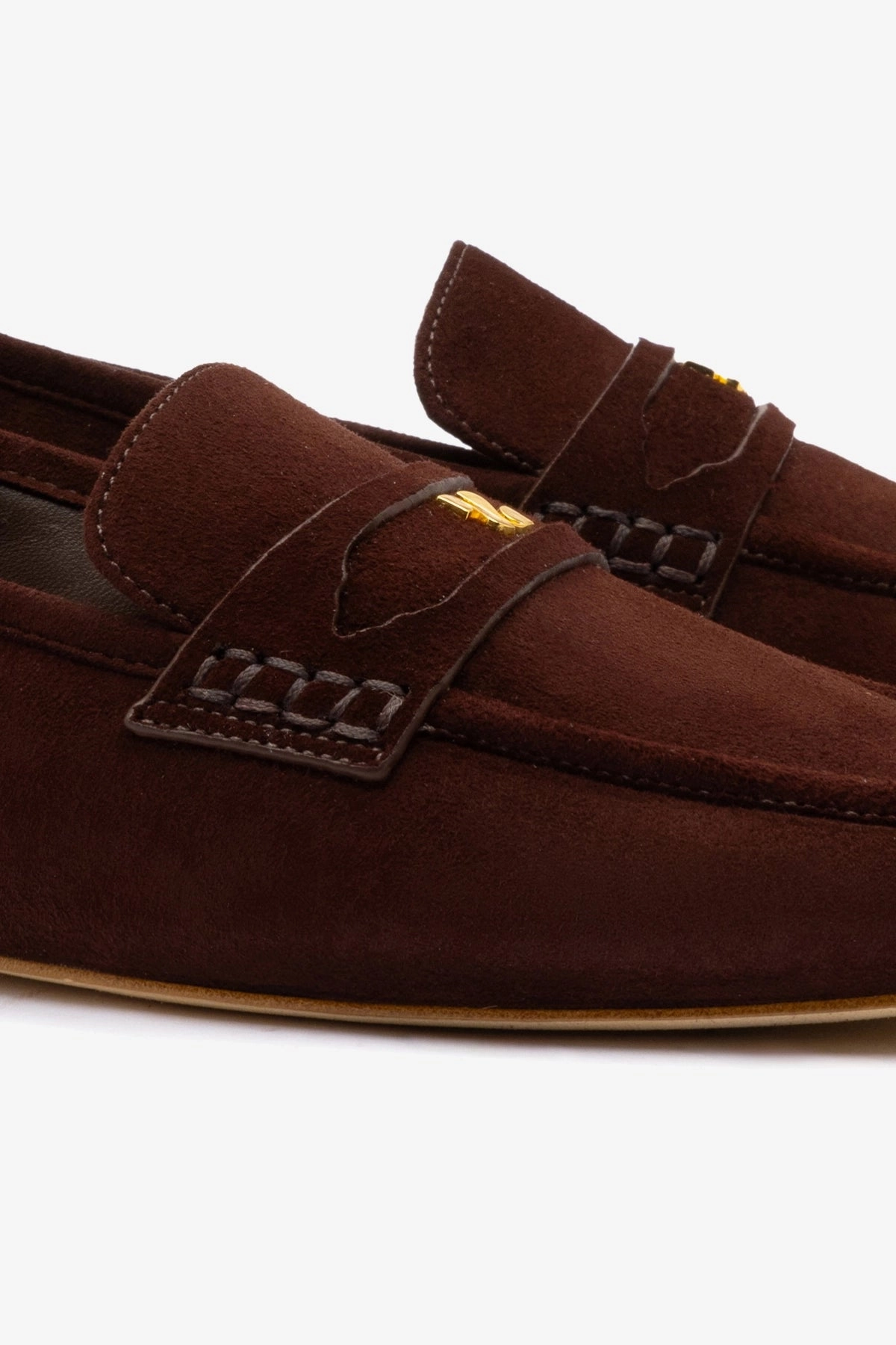 Suki Flat Loafer In Brown Suede Stride Bold Style Pop