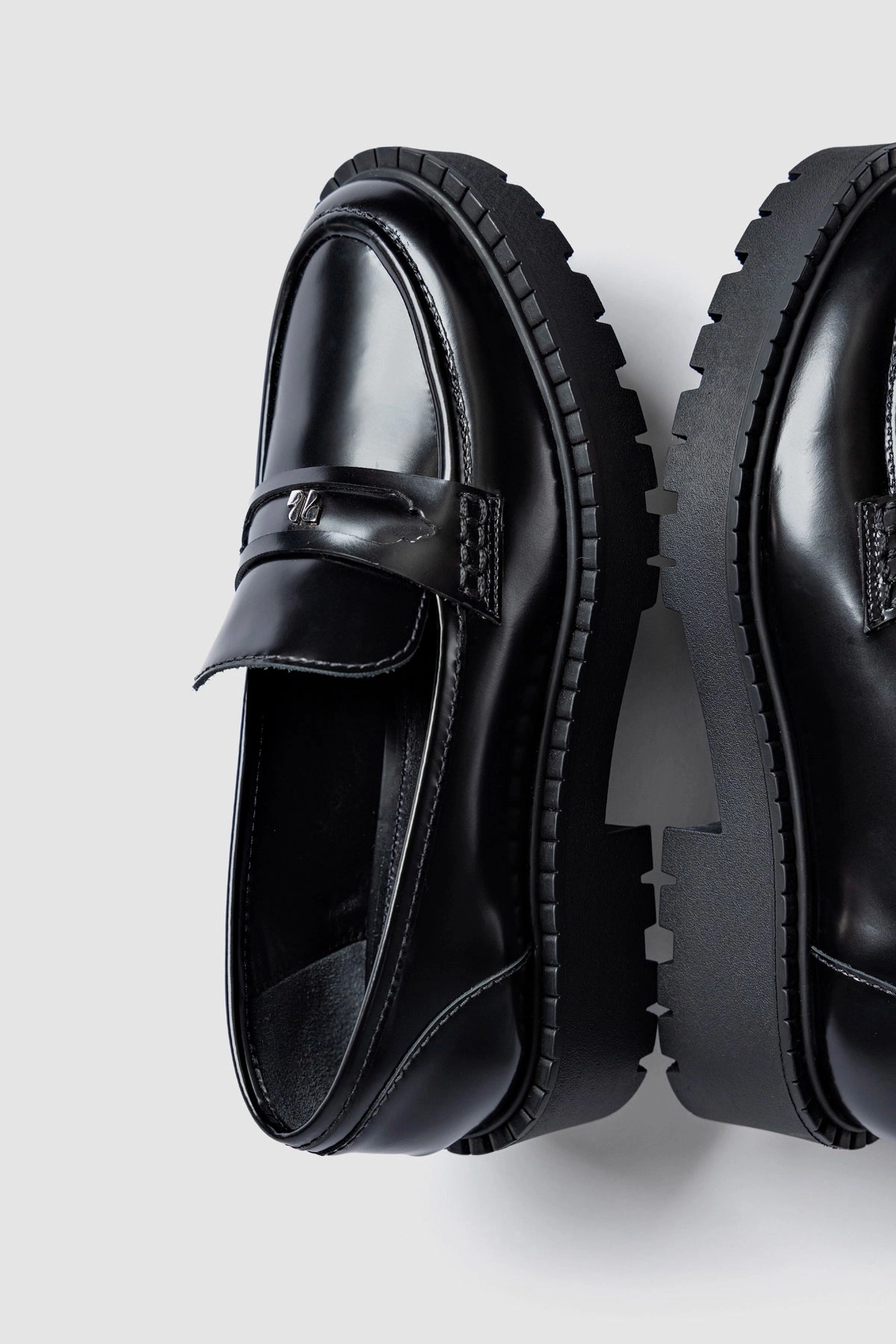 Every Step Comfortable Design Suki Lugsole Loafer In Black Box Leather