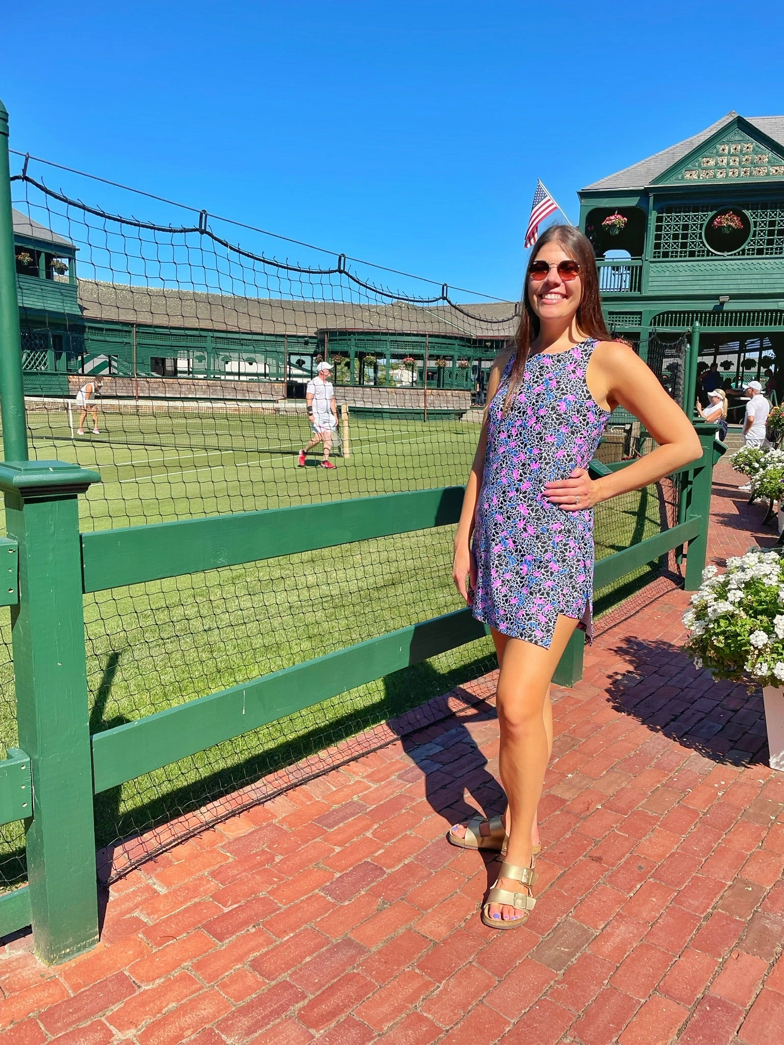 Summer Skort Dress Scaevola Orchid/Black velvet feel