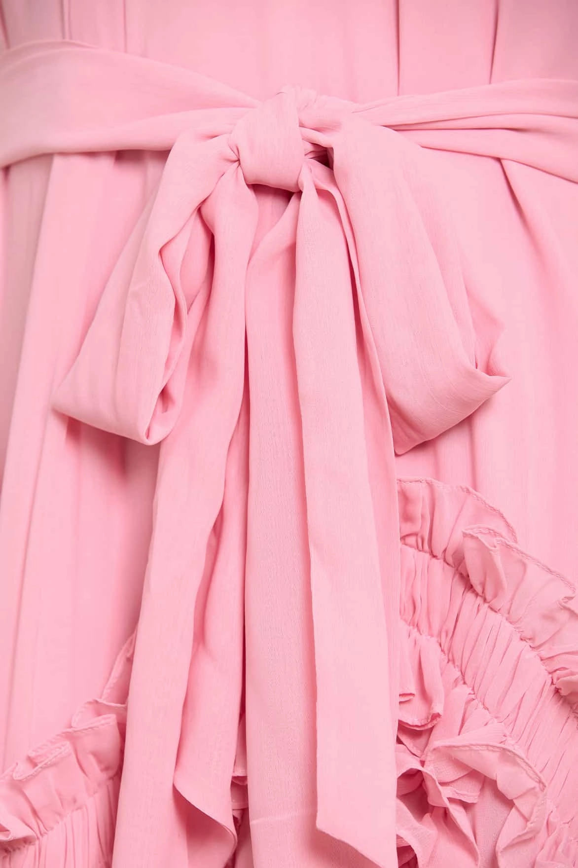 Balanced Texture Contrast-Lining Anita Chiffon Sleeveless Micro Mini Dress