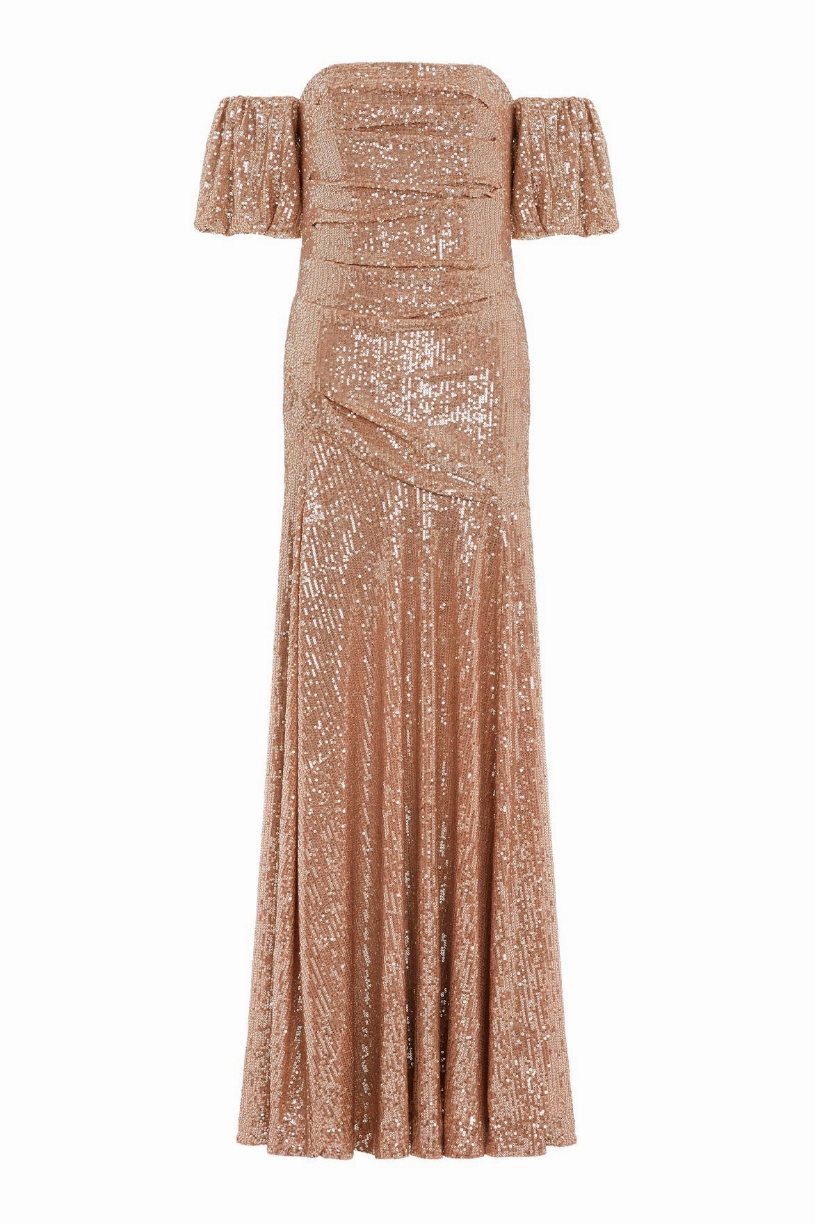 Sunbeam Valentina Off-Shoulder Gown Smooth Layering