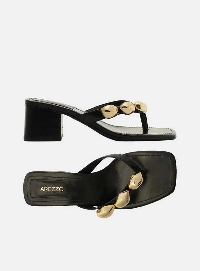 Abrasion resistant Sunny Leather Block Sandal