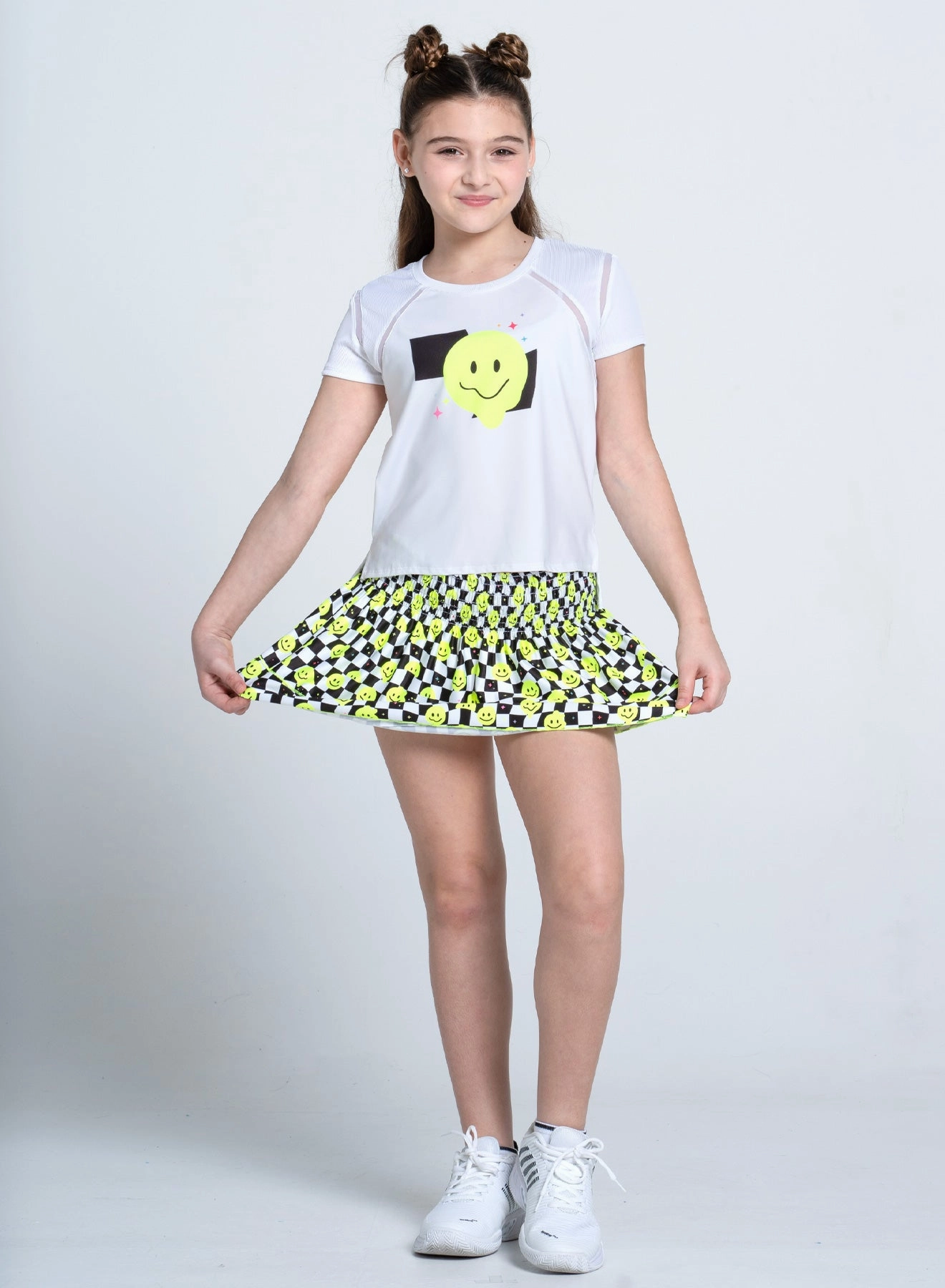 Biodegradable Fiber Composition Highly Smiley Short Sleeve
