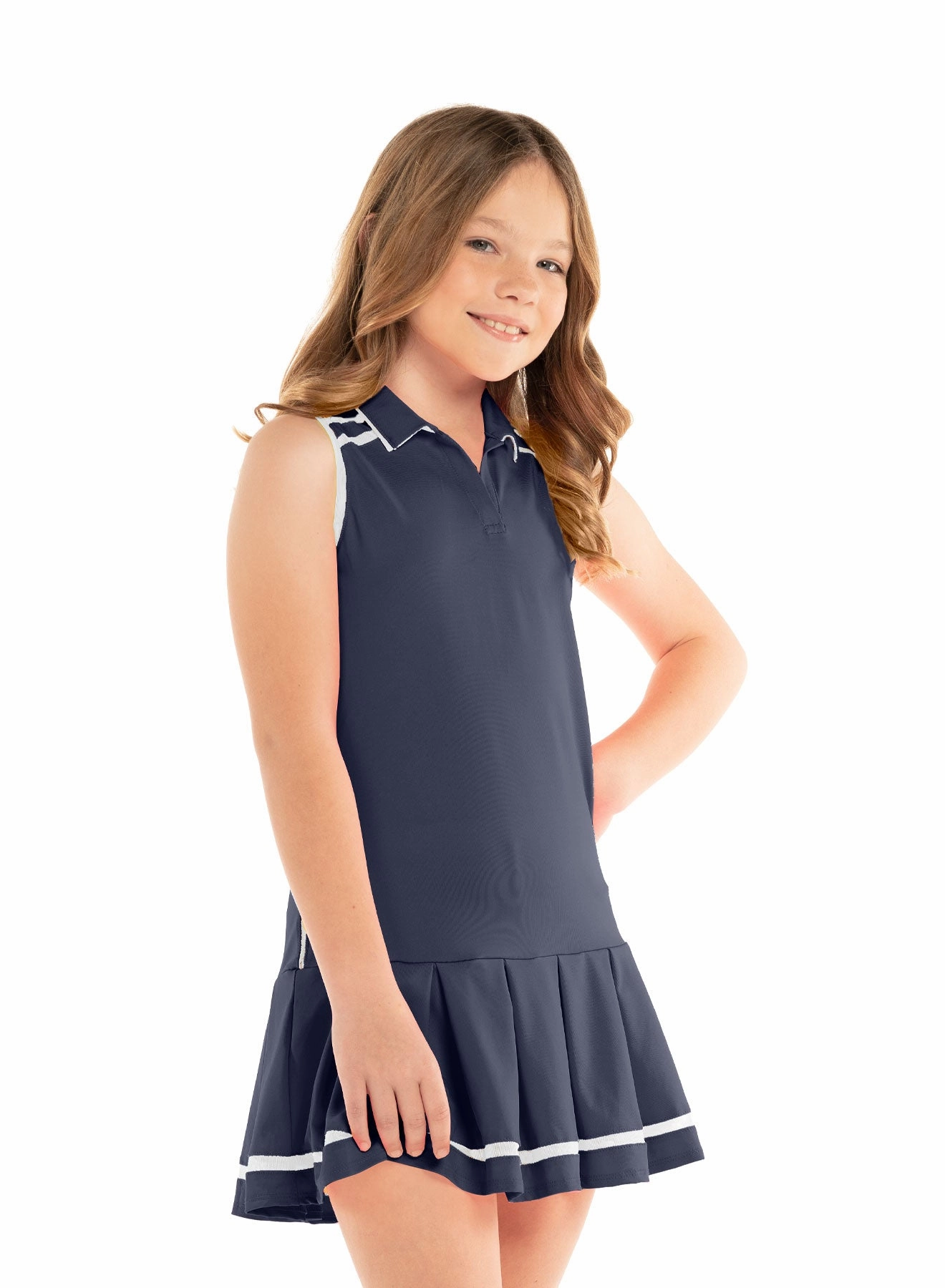 All Day Comfort Layered Hem Detailing It's A Win Dress