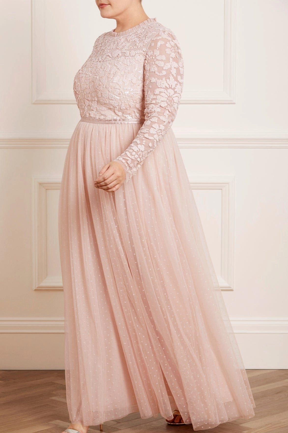 Chic Everyday Wear Sheer Light Tempest Bodice Gown