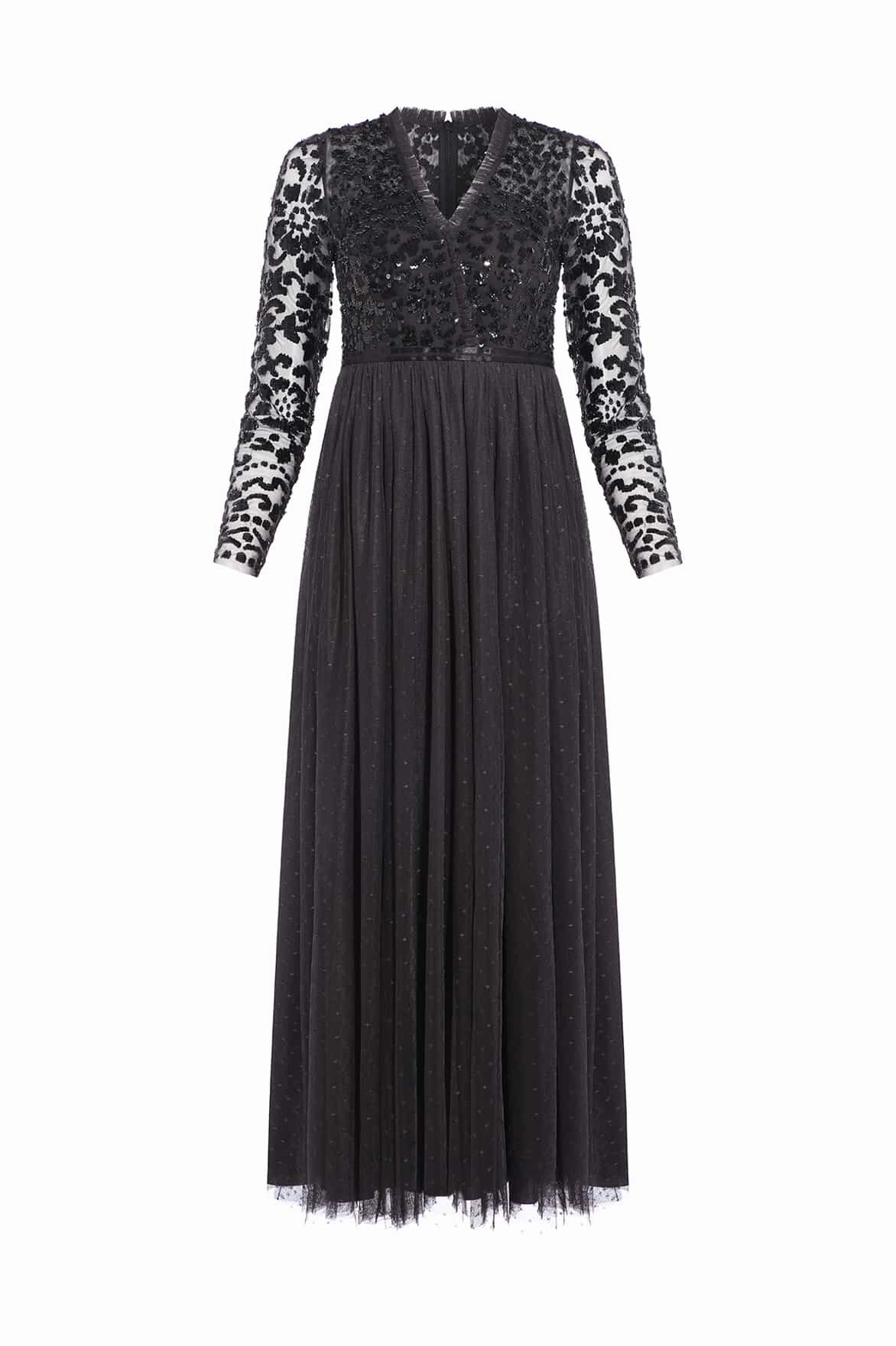 Tempest V-Neck Bodice Ankle Gown Vibrant Spirit