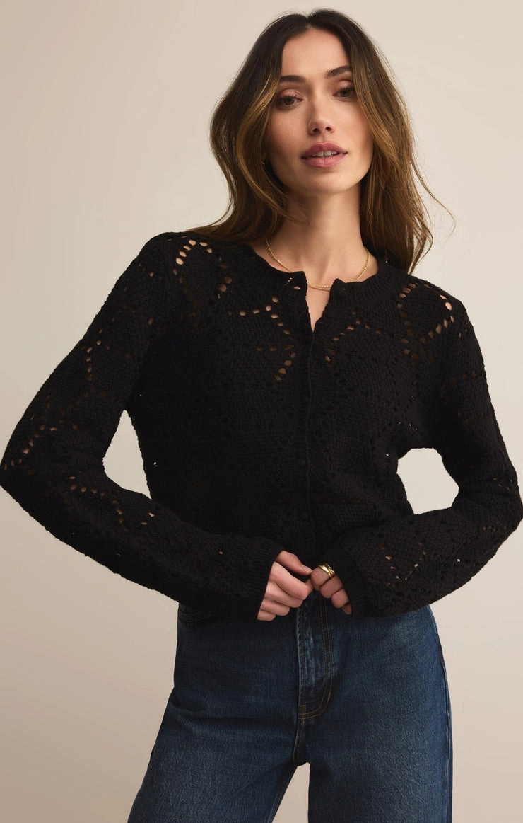 ROSALYN SWEATER CARDI Multi Pocket Functional Design