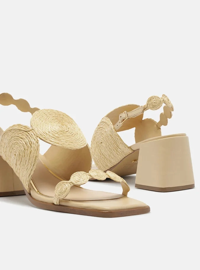 Thalia  Block Sandal Quick Drying Lining Quick Grab