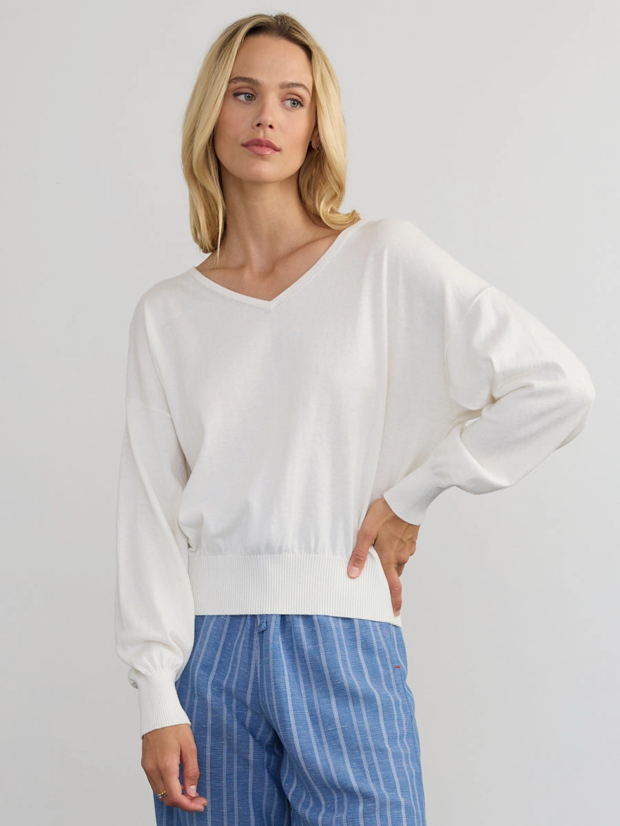 ElasticEdgeBinding NoiseReduciting Zipper TIE BACK VEE