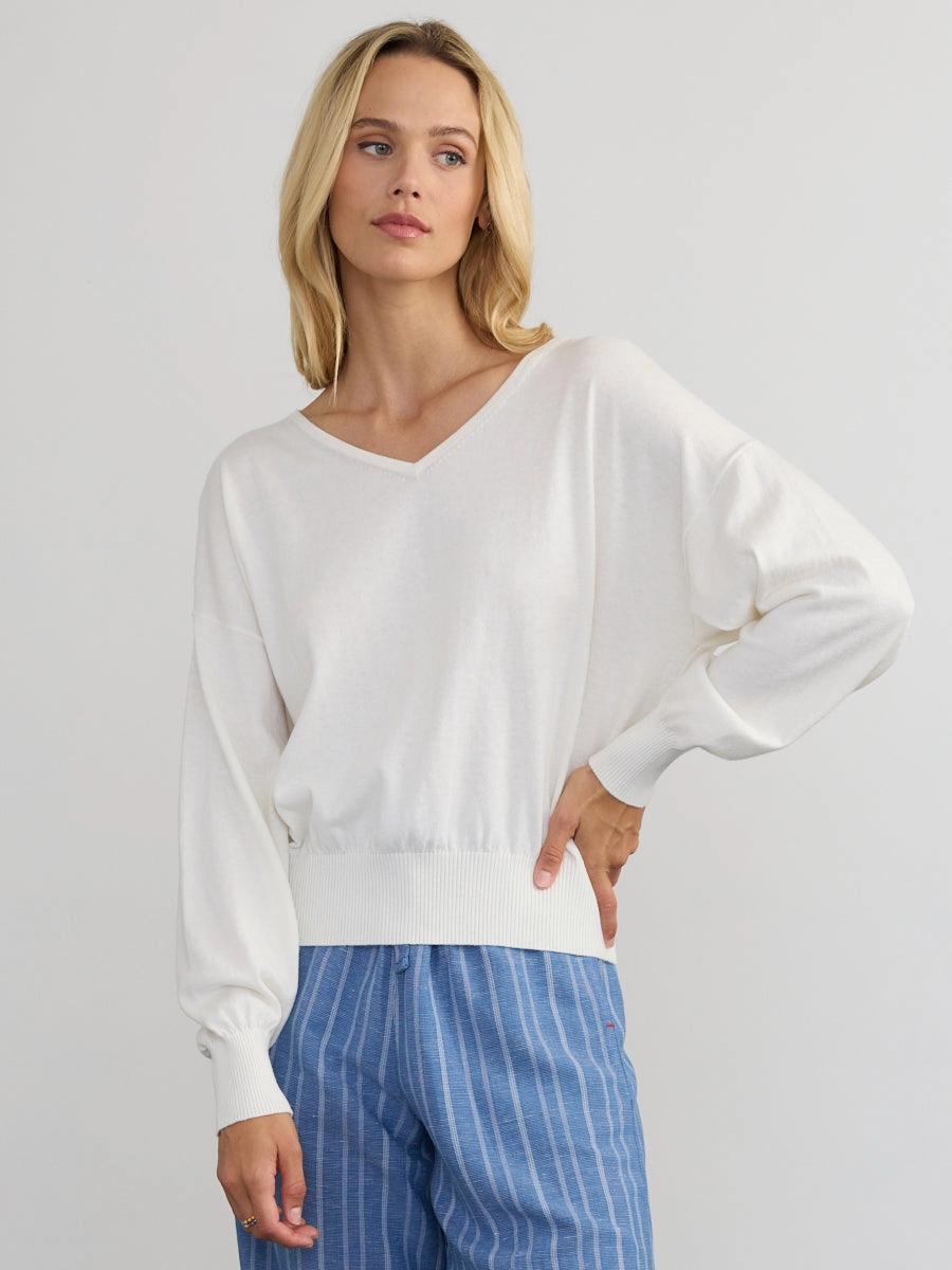 TIE BACK VEE Non Restrictive Mobility TaglessNecklineComfort