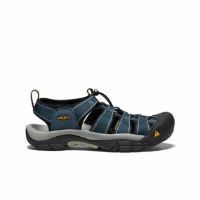 Stabilizing Arch Minimal Wear Men's Newport H2 Sandal  |  Navy/Medium Grey