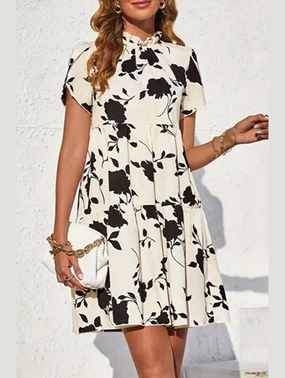 DOLL COLLAR DRESS WITH WOODEN EARS_CWDSD3556 Date-Night