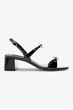 Tinx Block In Black Patent Leather Wet Land Sun Guard