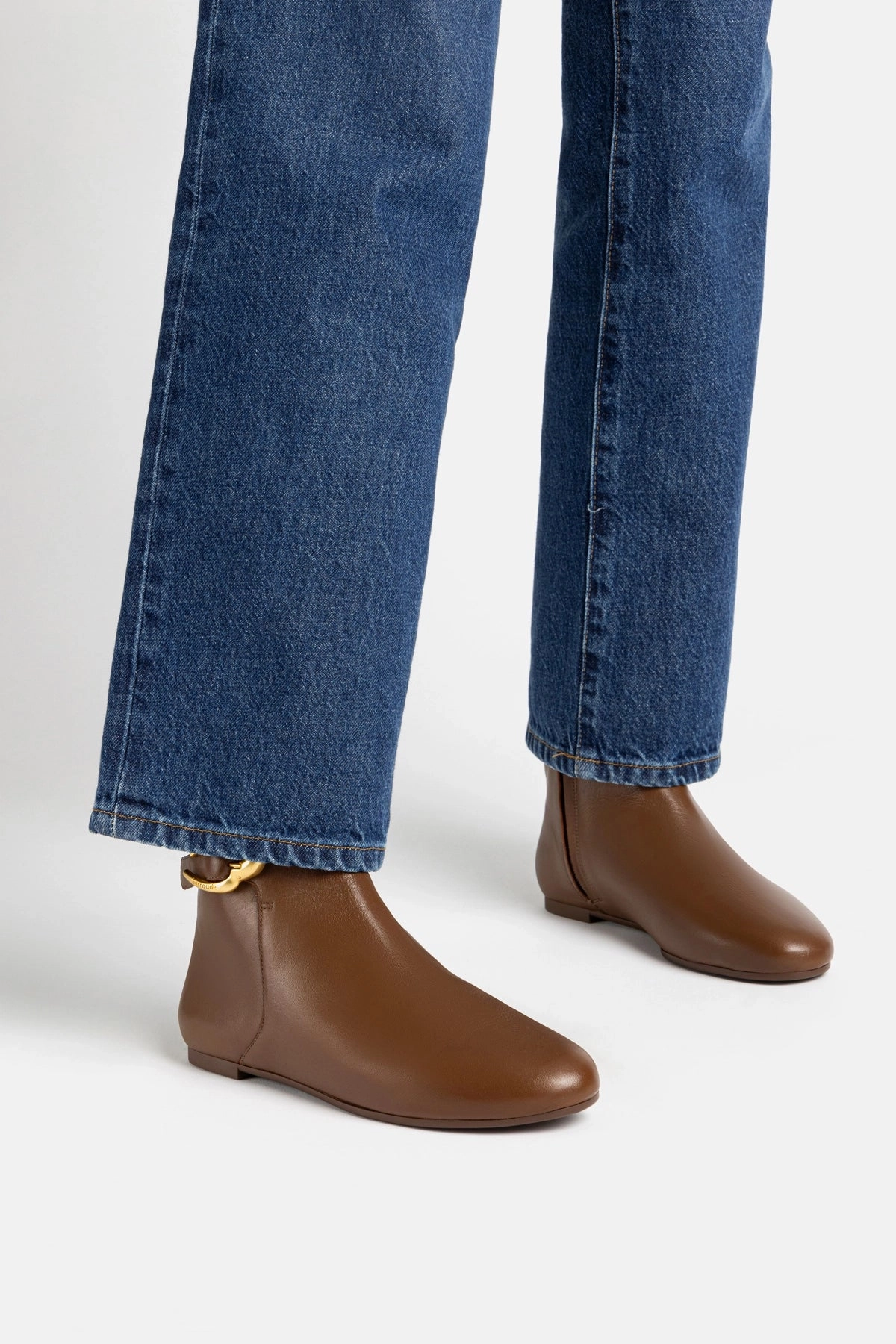 Team Match Mini Verona Boot In Burnt Umber Leather