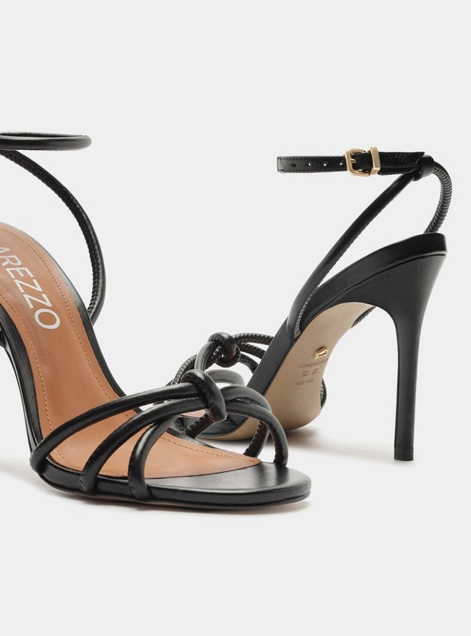 Marina  Stiletto Sandal Adjustable Closure Comfortable For Walking