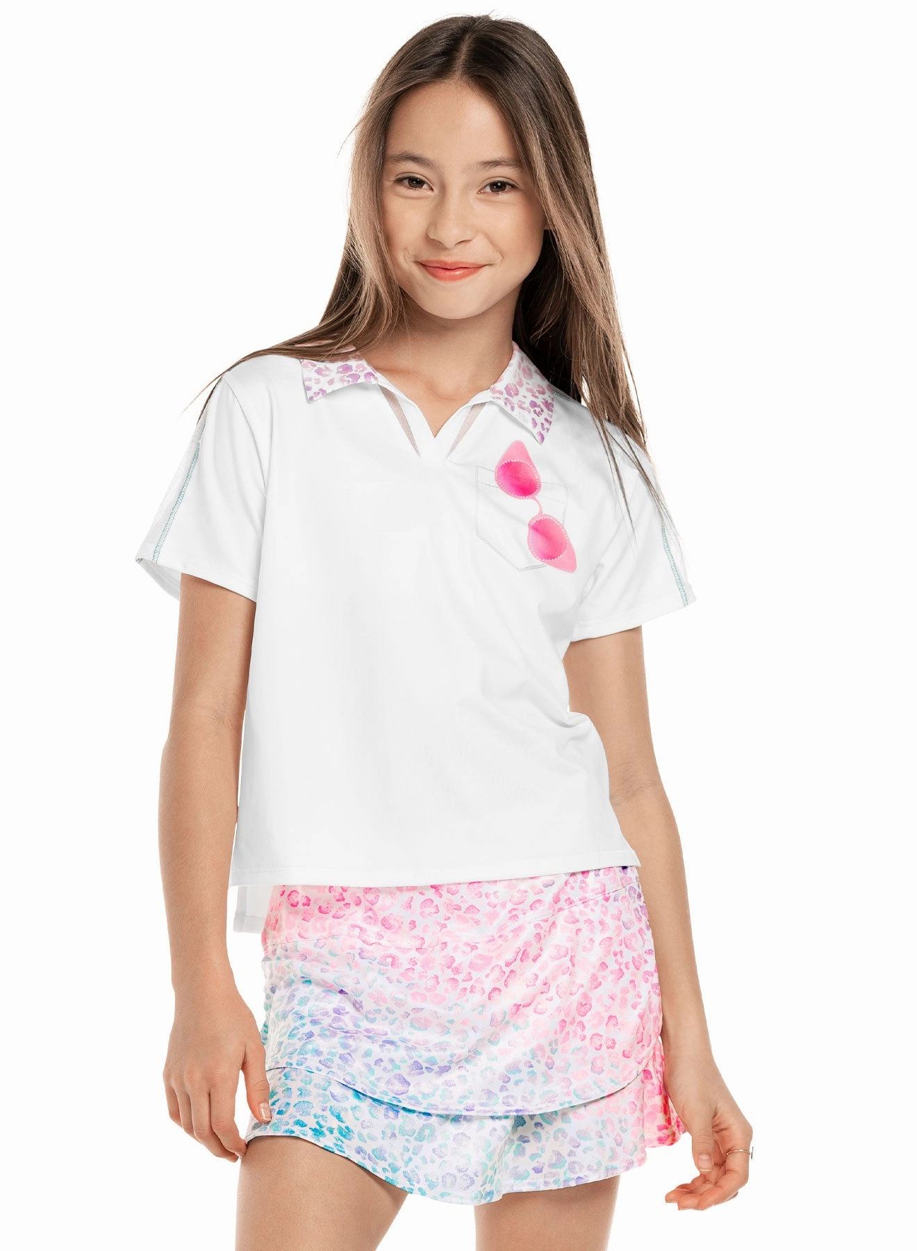Soft Inner Lining BiodegradableFabric Top Cat Polo Short Sleeve