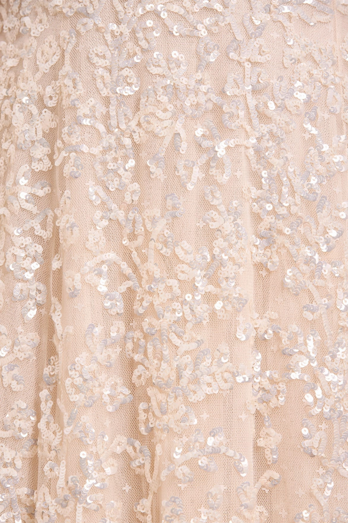 Bold Touches Floral Lace Off-Shoulder Ankle Gown