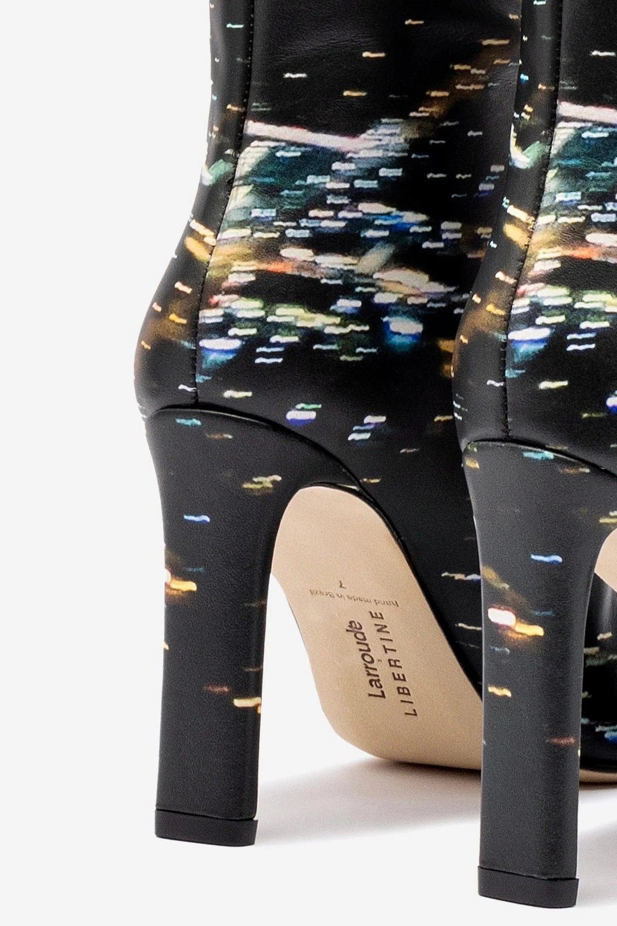 waterproof Larroud x Libertine Boot In Black LAX Printed Leather