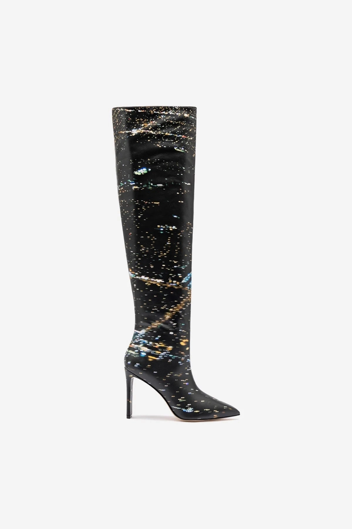 Meta Move Larroud x Libertine Boot In Black LAX Printed Leather