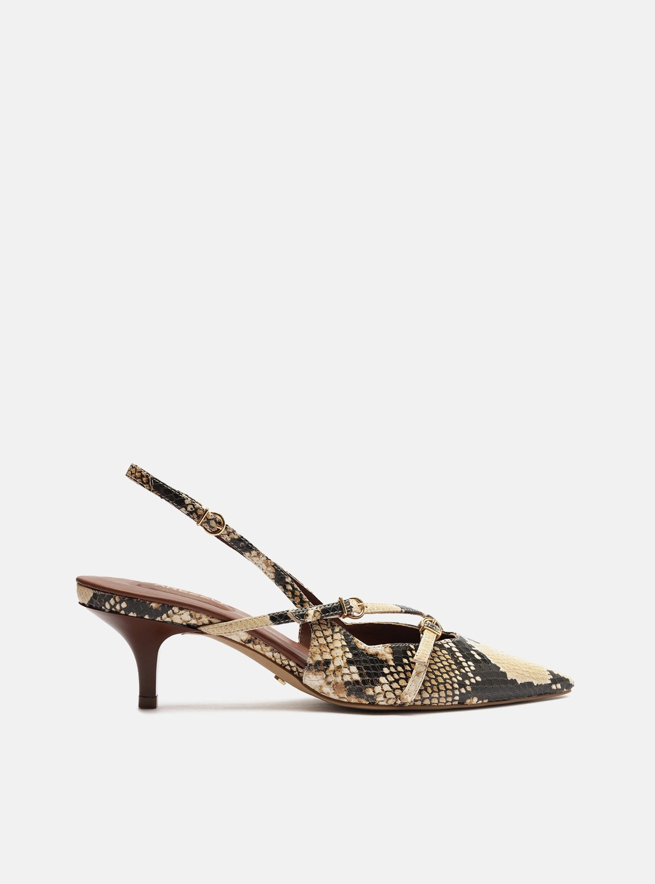 Recycled Fabric Webbing Tiffany  Stiletto Pump