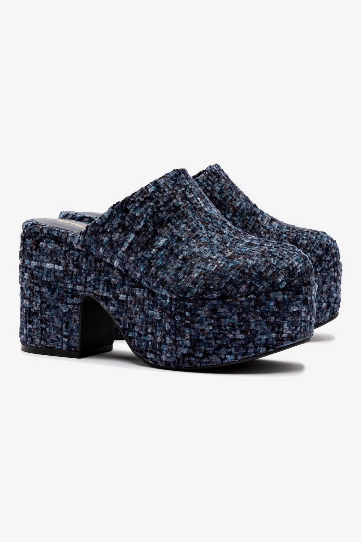 Global Fit Party Glow Miso Platform Clog In Midnight Velvet
