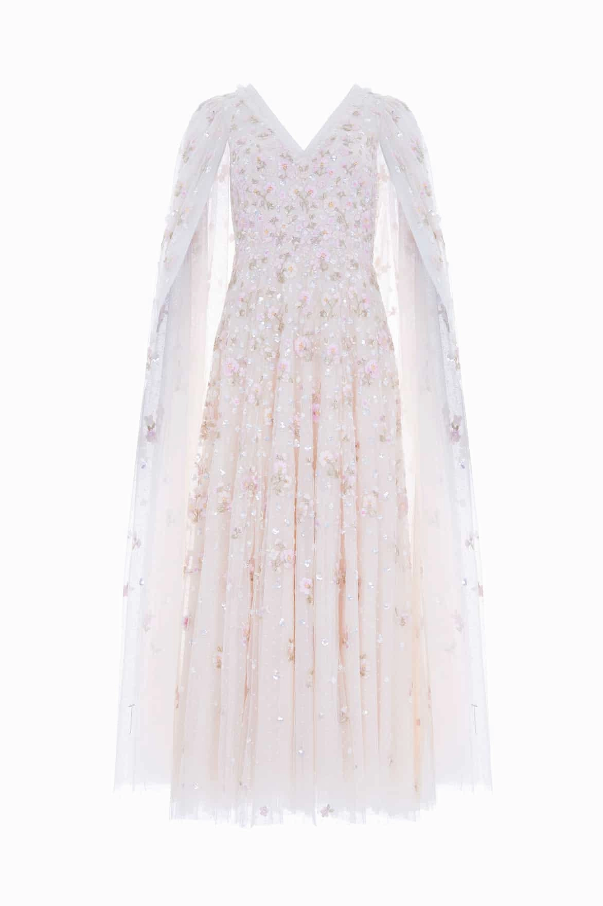 Classic Design Dahlia Ditsy Ankle Gown