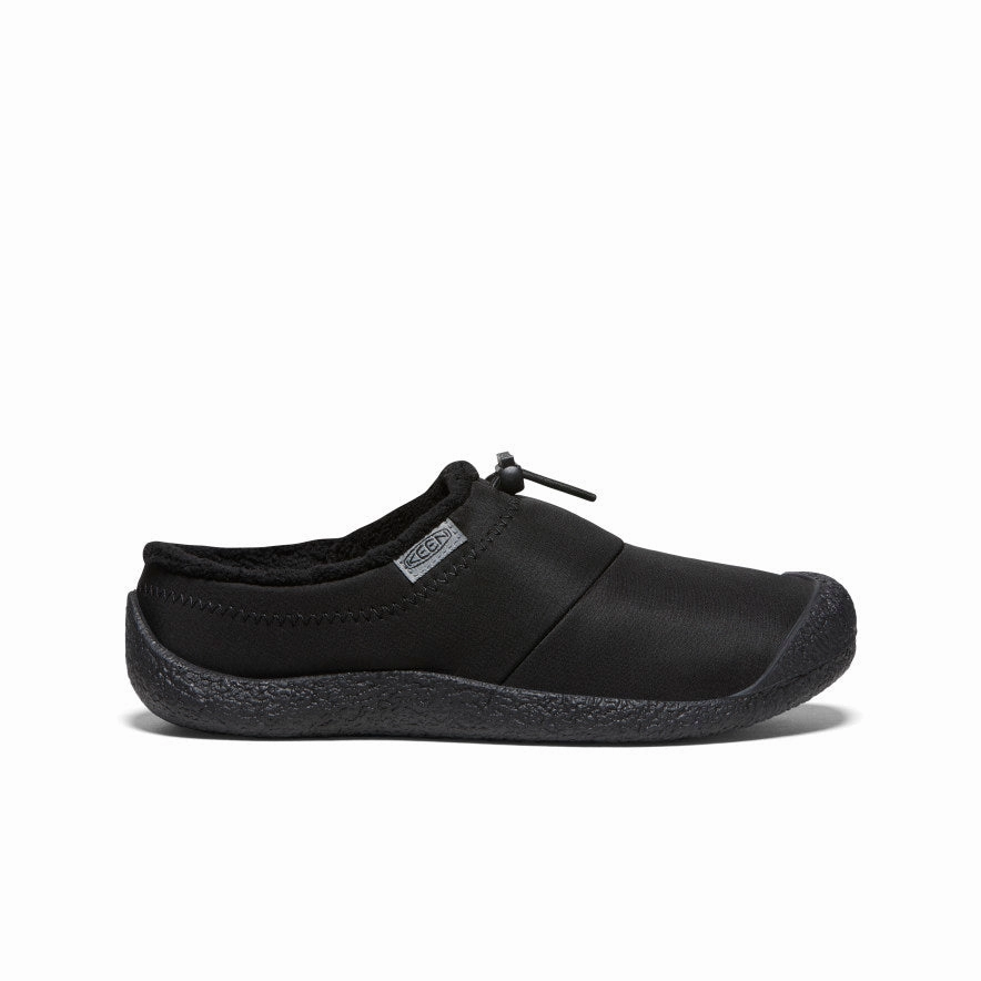 Women's Howser III Slide  |  Black Smooth Nylon Modern Slip On Relax On The Go