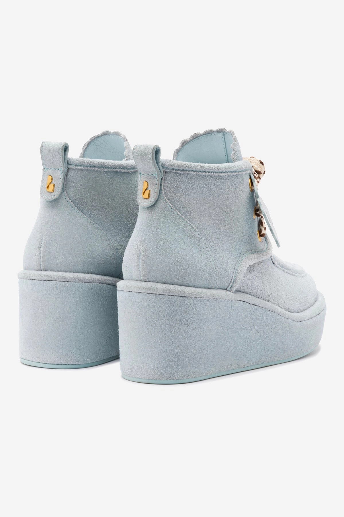 Chani Wedge In Maya Suede Compression Molding