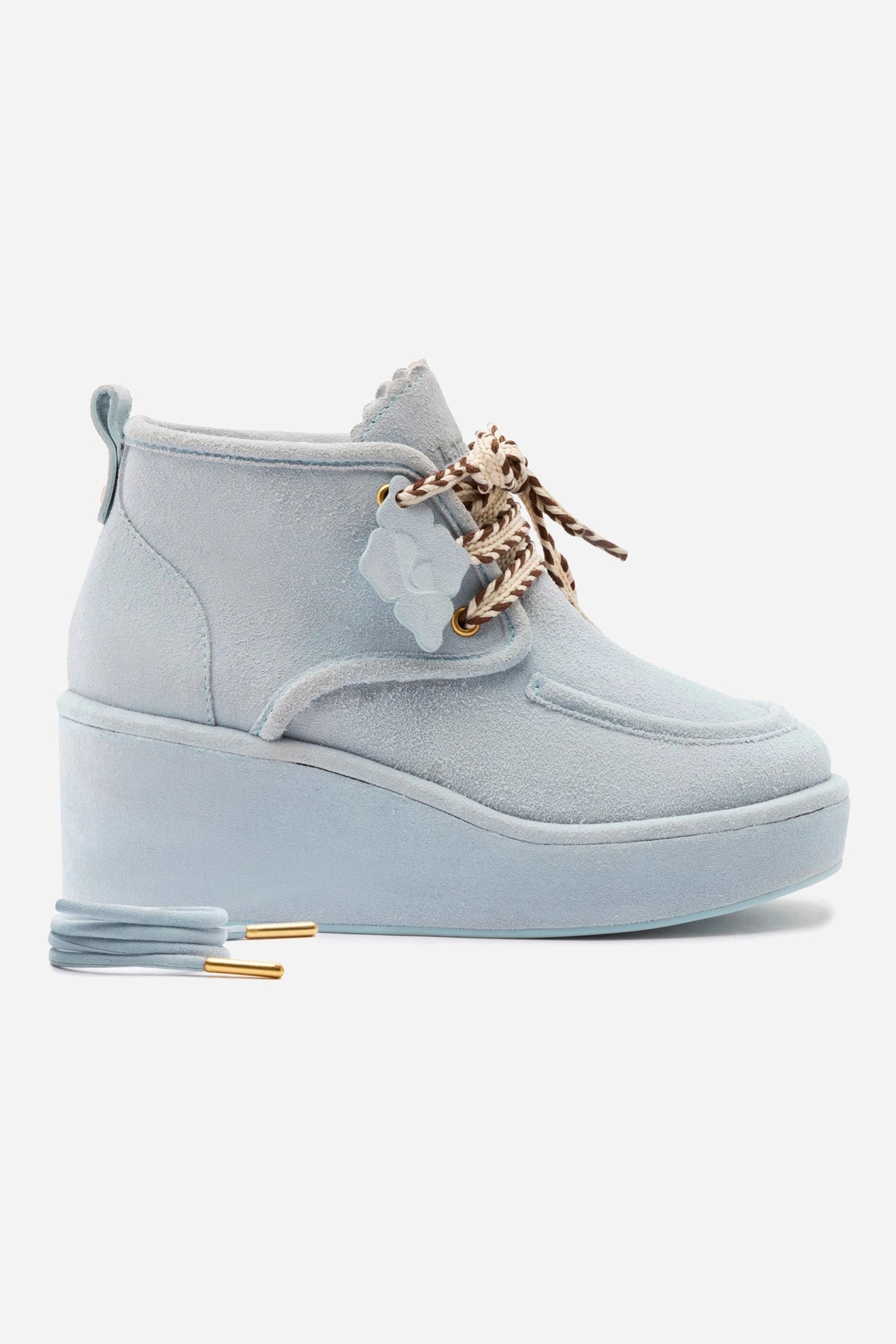 Chani Wedge In Maya Suede Comfort Outsole