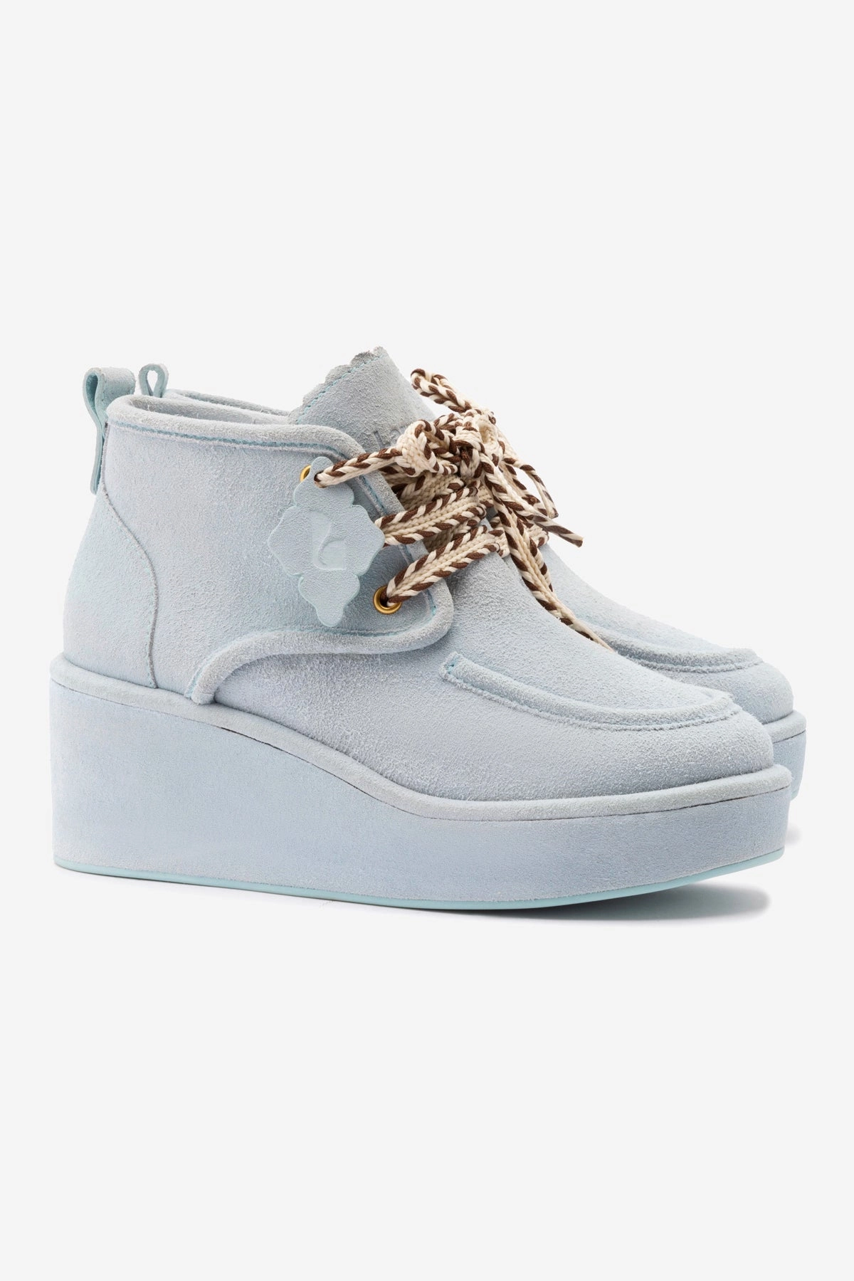 Chani Wedge In Maya Suede waterproof Gloss Finish