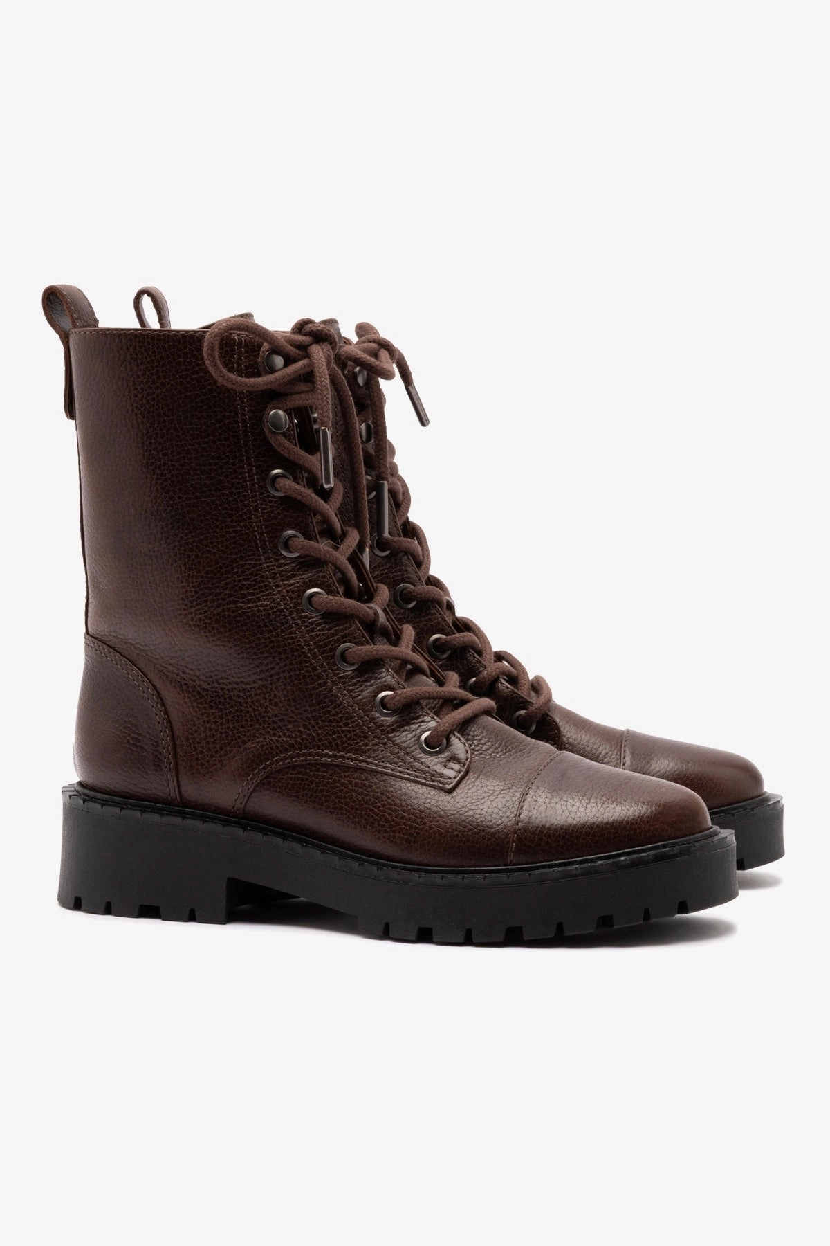 Comfort Shank Grip Strong Trinity Boot In Brown Leather