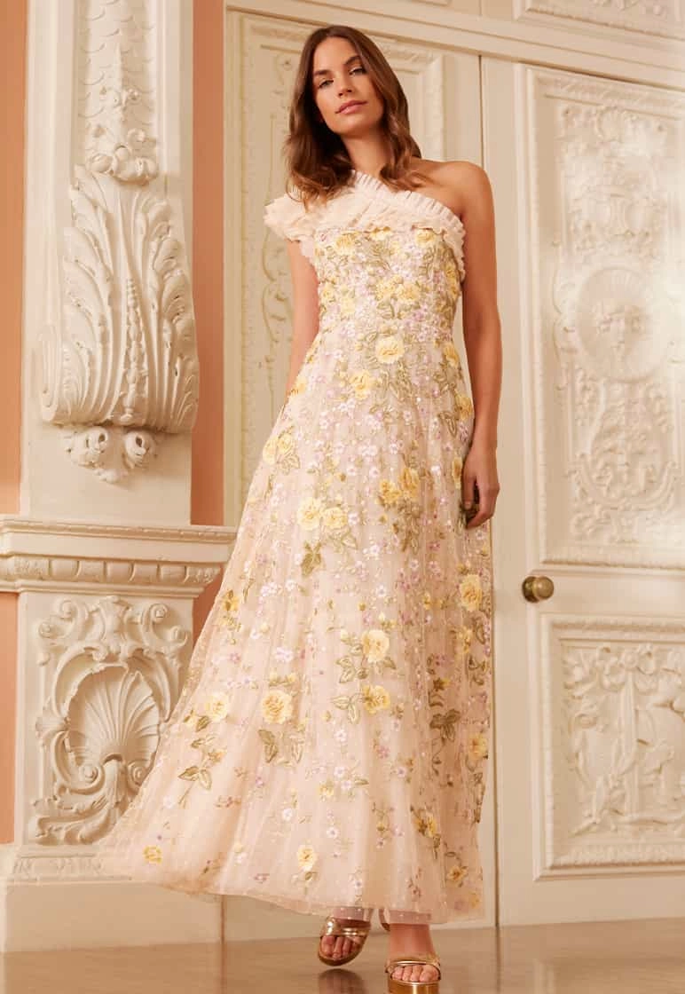 Florine One-Shoulder Ankle Gown All Day Look