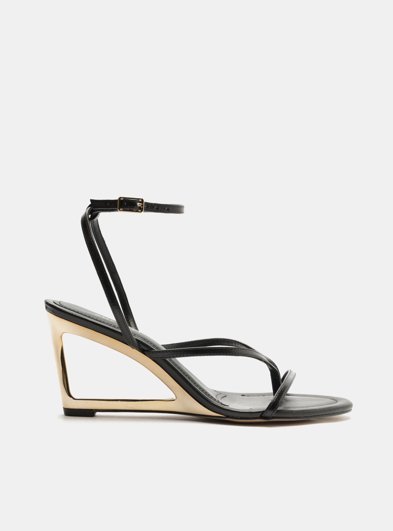 Non-slip Fit Frankie Leather Geometric Sandal