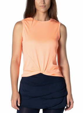 Twist Front Tank Soft Touch Fabric Hypoallergenic Inner Layer