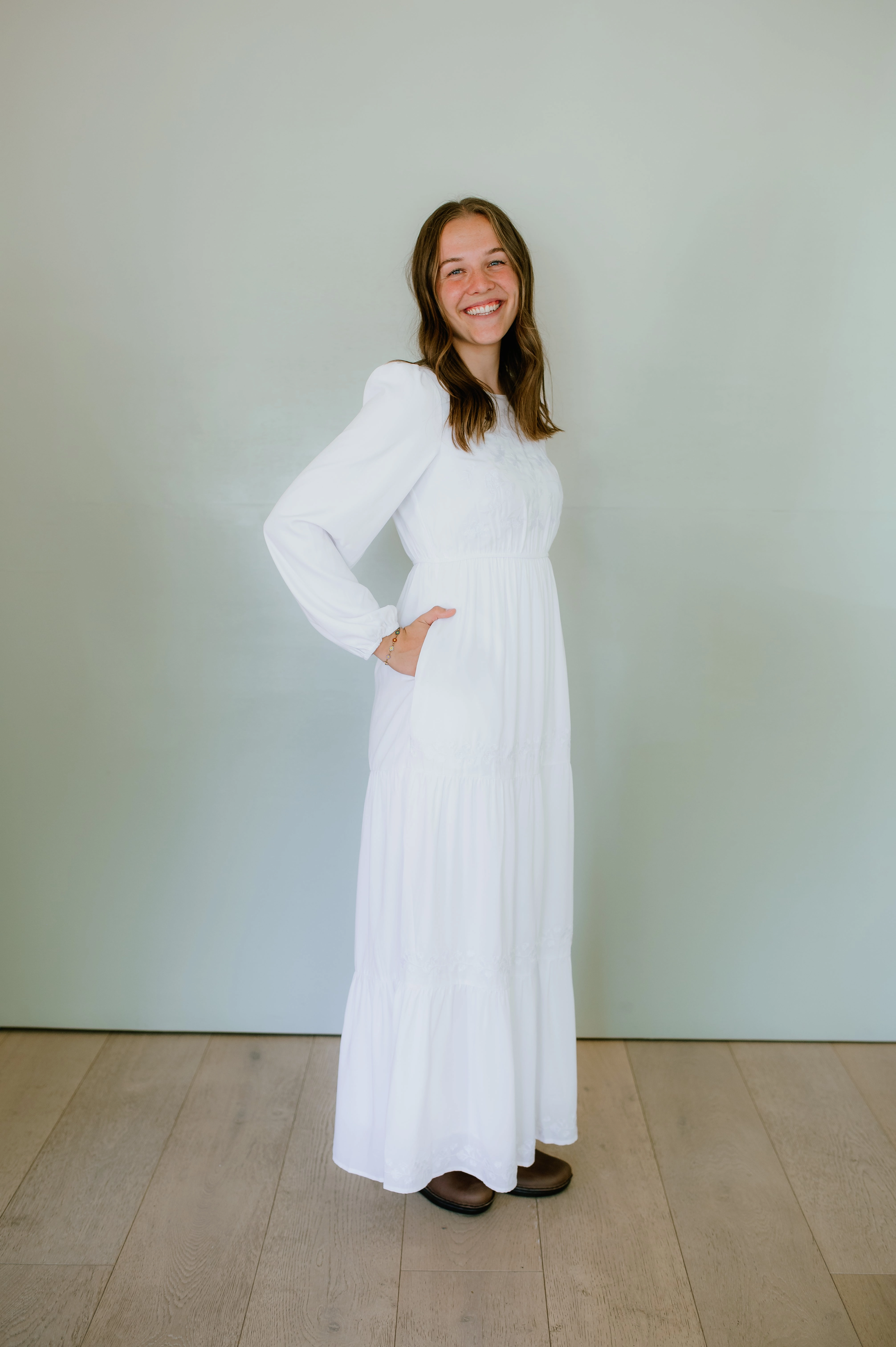 Quiet Sweet Warm Undertone Jaycie Temple Dress