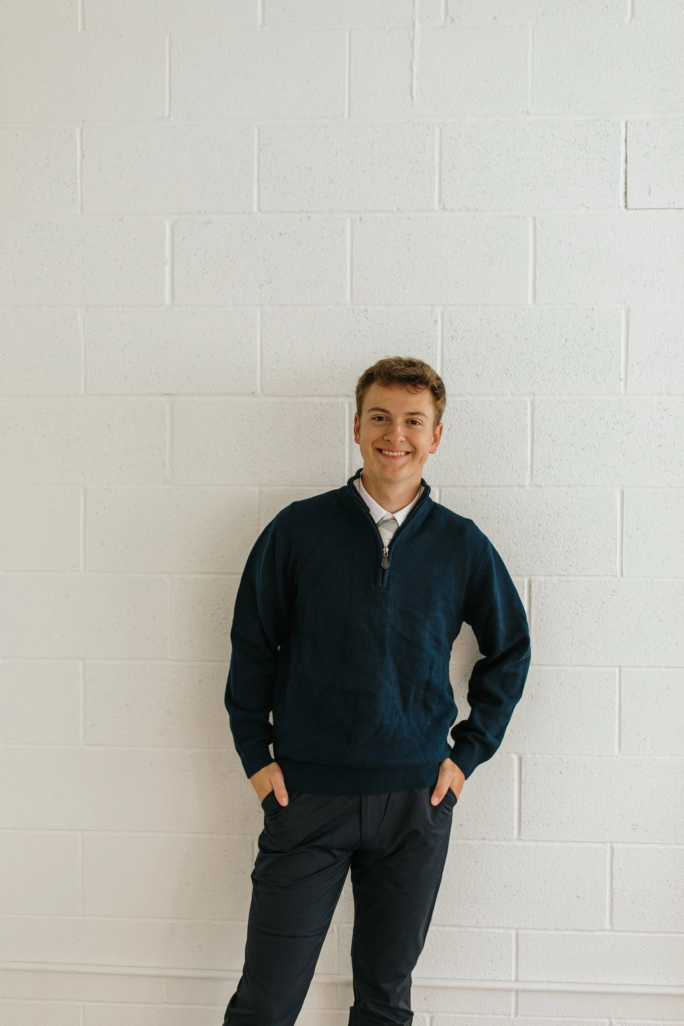 Soft Material Quarter Zip Sweater