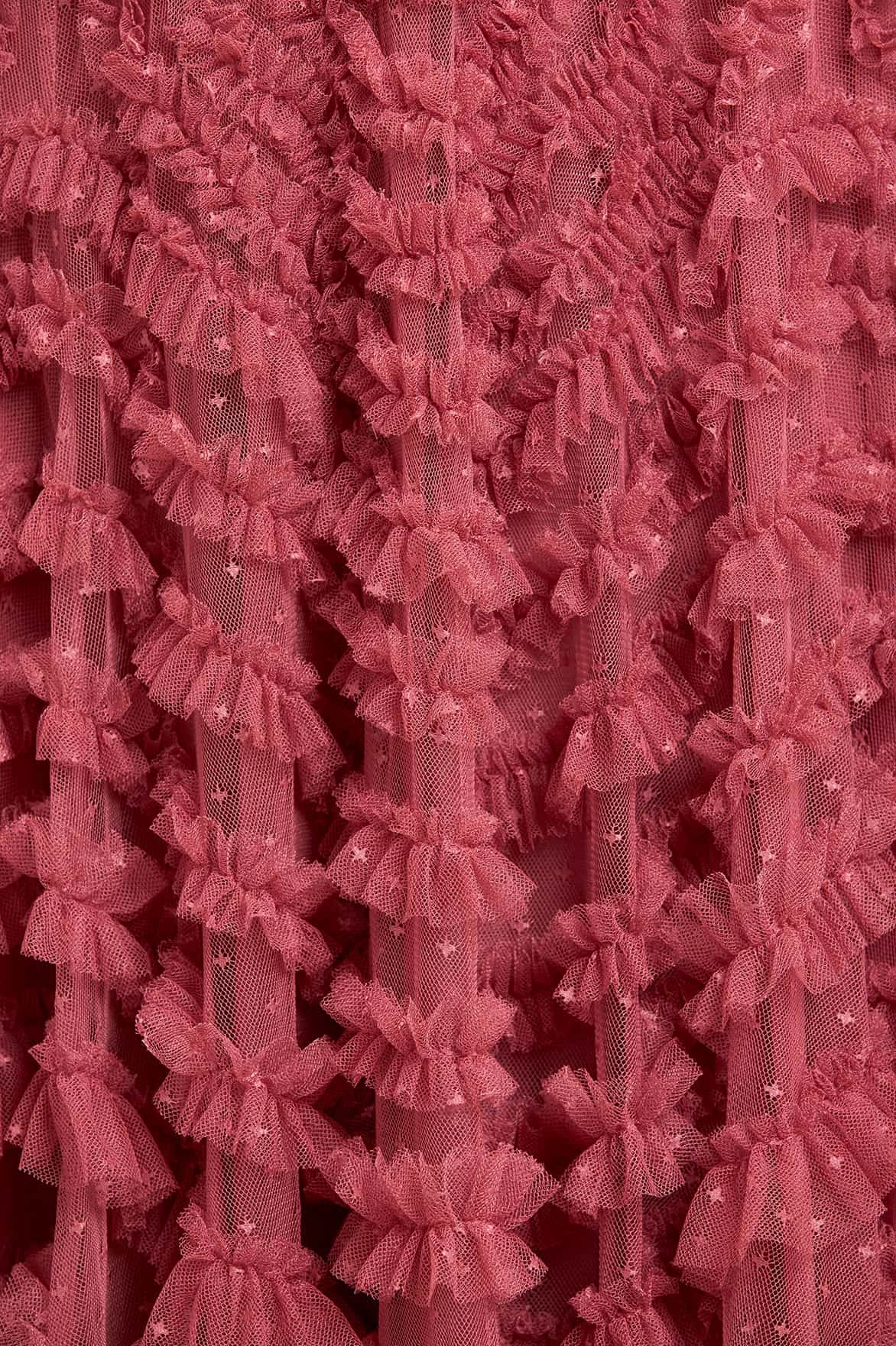 Leg-Lengthening Trendy Fit La Vie En Rose Round Neck Short Sleeve Gown