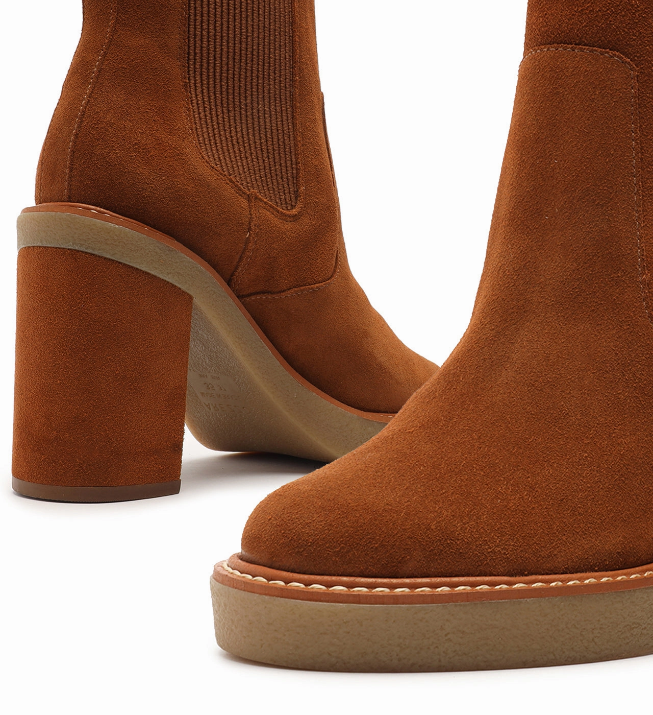 Jade Leather Bootie Reinforced Form Work Commute