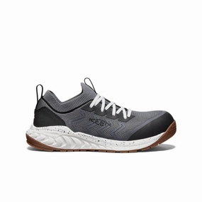 Day Out Shoes Men's Arvada Shift Work Sneaker (Carbon Toe)  |  Steel Grey/Gum