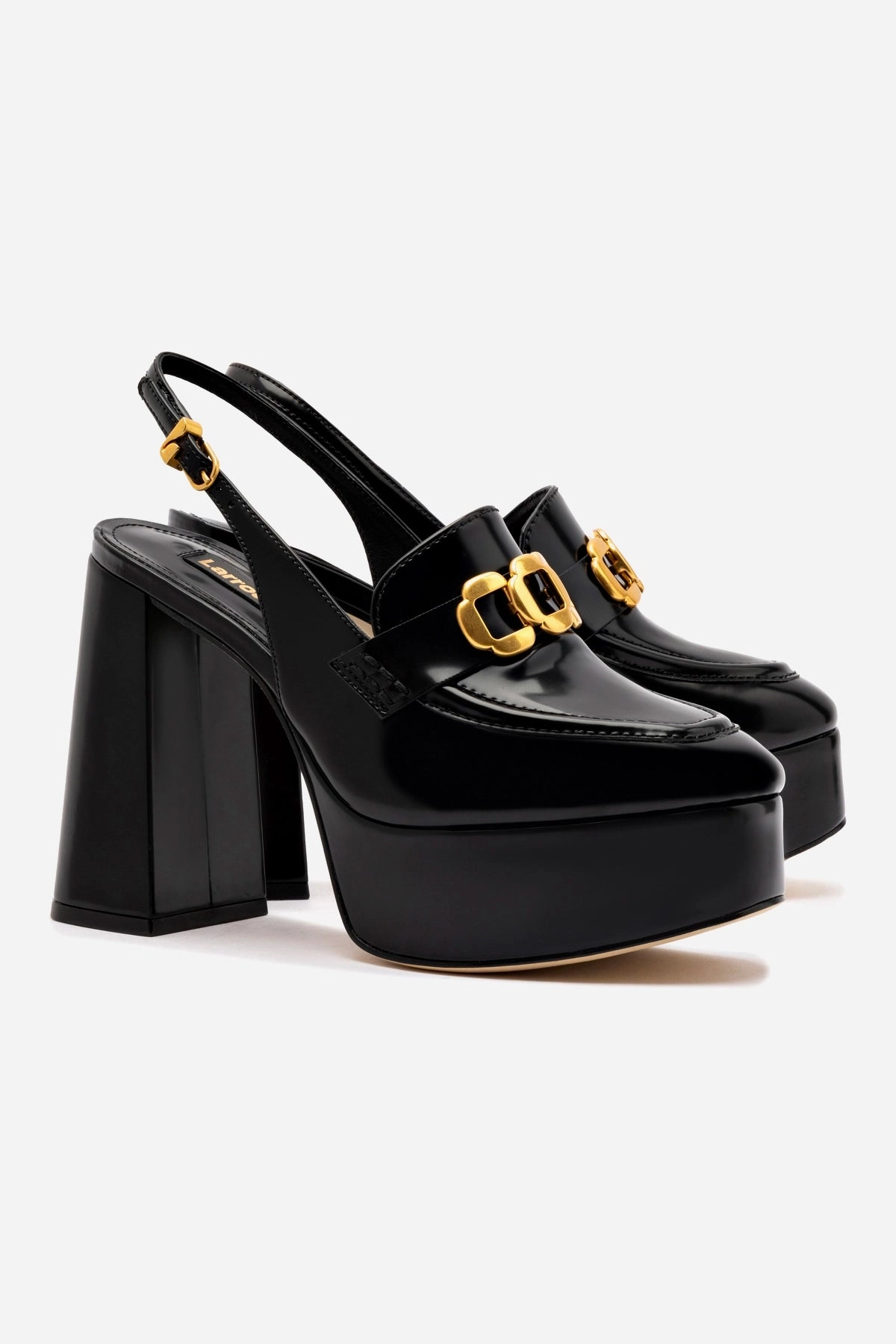 Anatomical Contour Design Harrington Loafer Hi In Black Box Leather