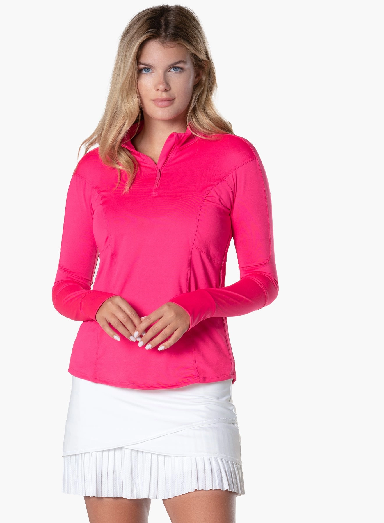 Ventilated Side Panels 1/4 Zip Long Sleeve