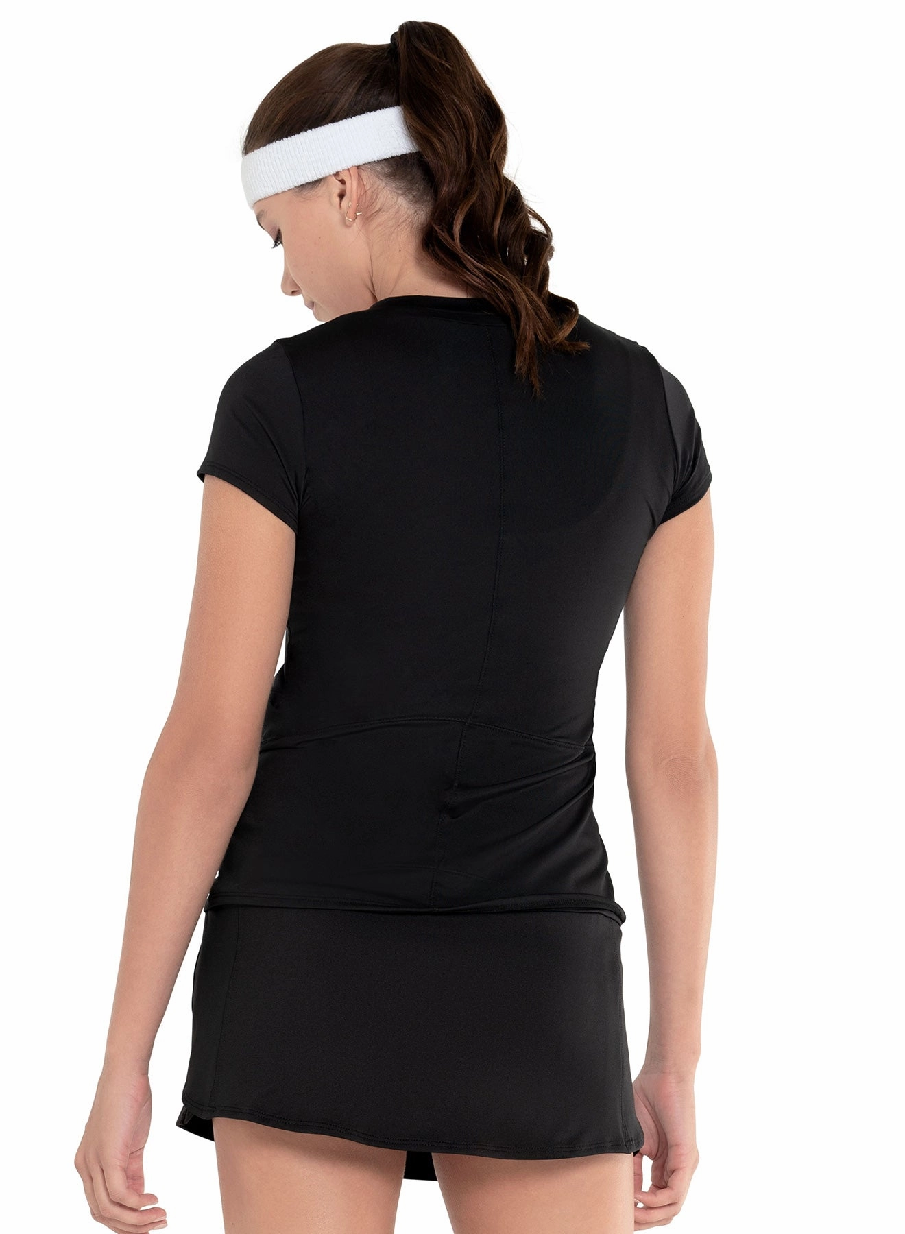 Odor Resistant Coating OEKOTEX Certified Fabric Excel V-neck Short Sleeve