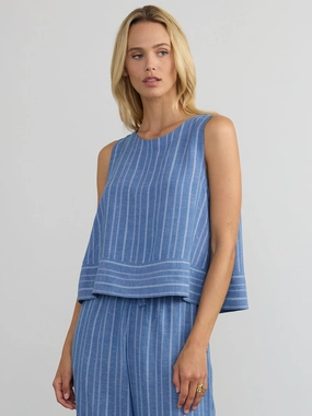 AVERY BUTTON BACK TANK Water resistant coating