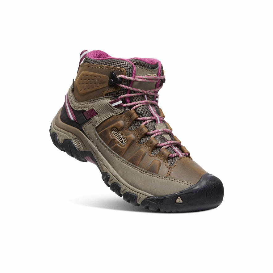 Trendy Footwear Women's Targhee III Waterproof Mid  |  Weiss/Boysenberry