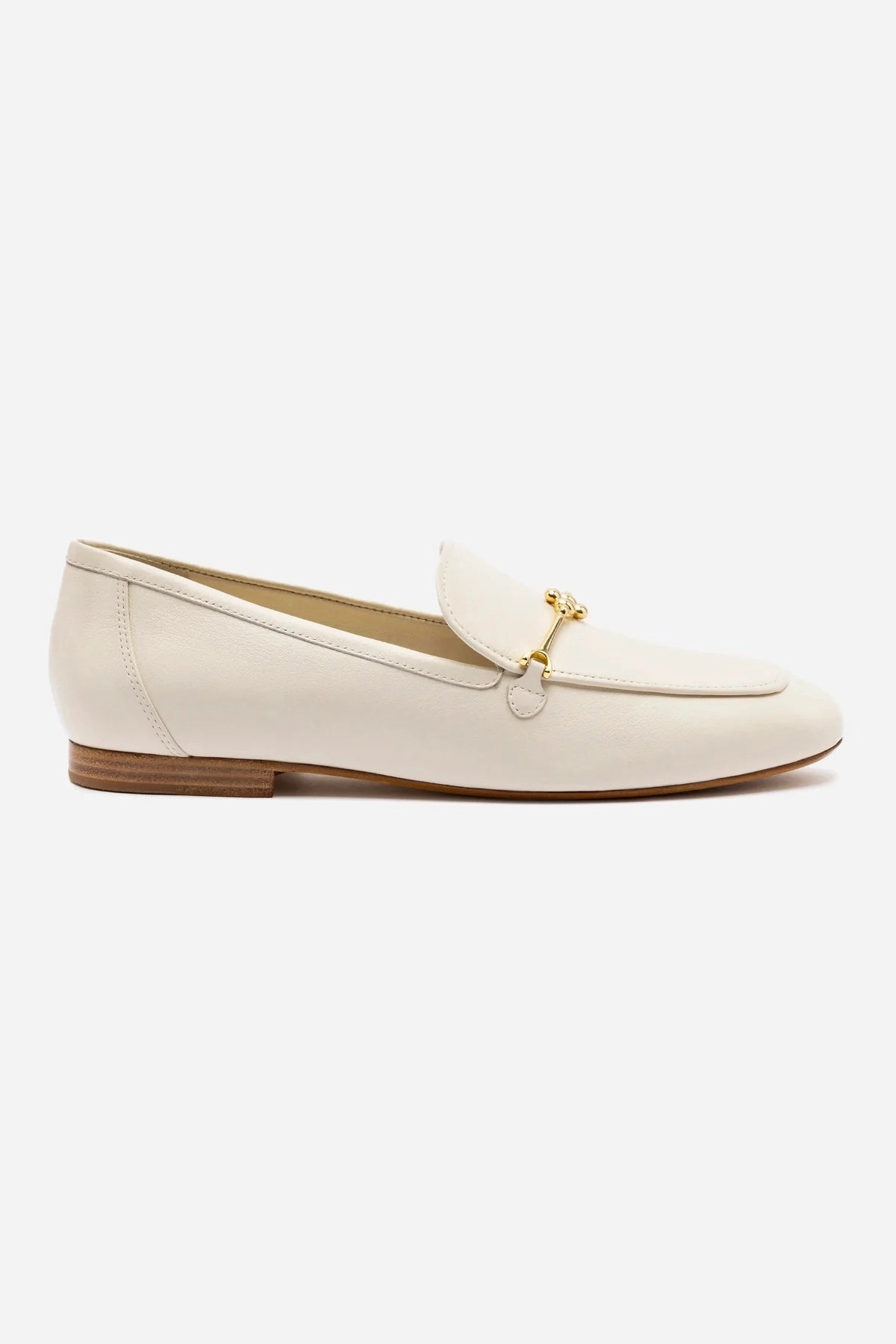 Rolling Motion Sole Katherine Loafer In Ivory Leather