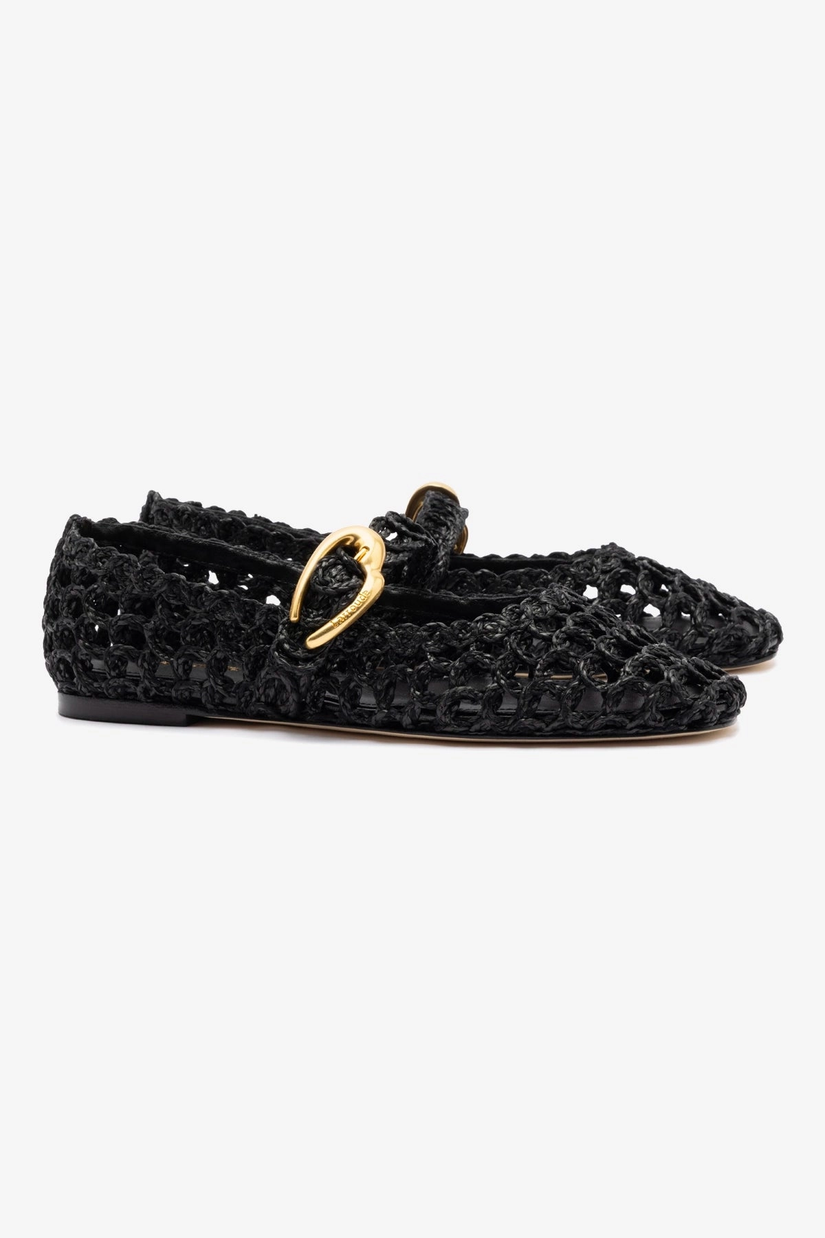Verona Macrame In Black Embroidered Raffia Lift Up