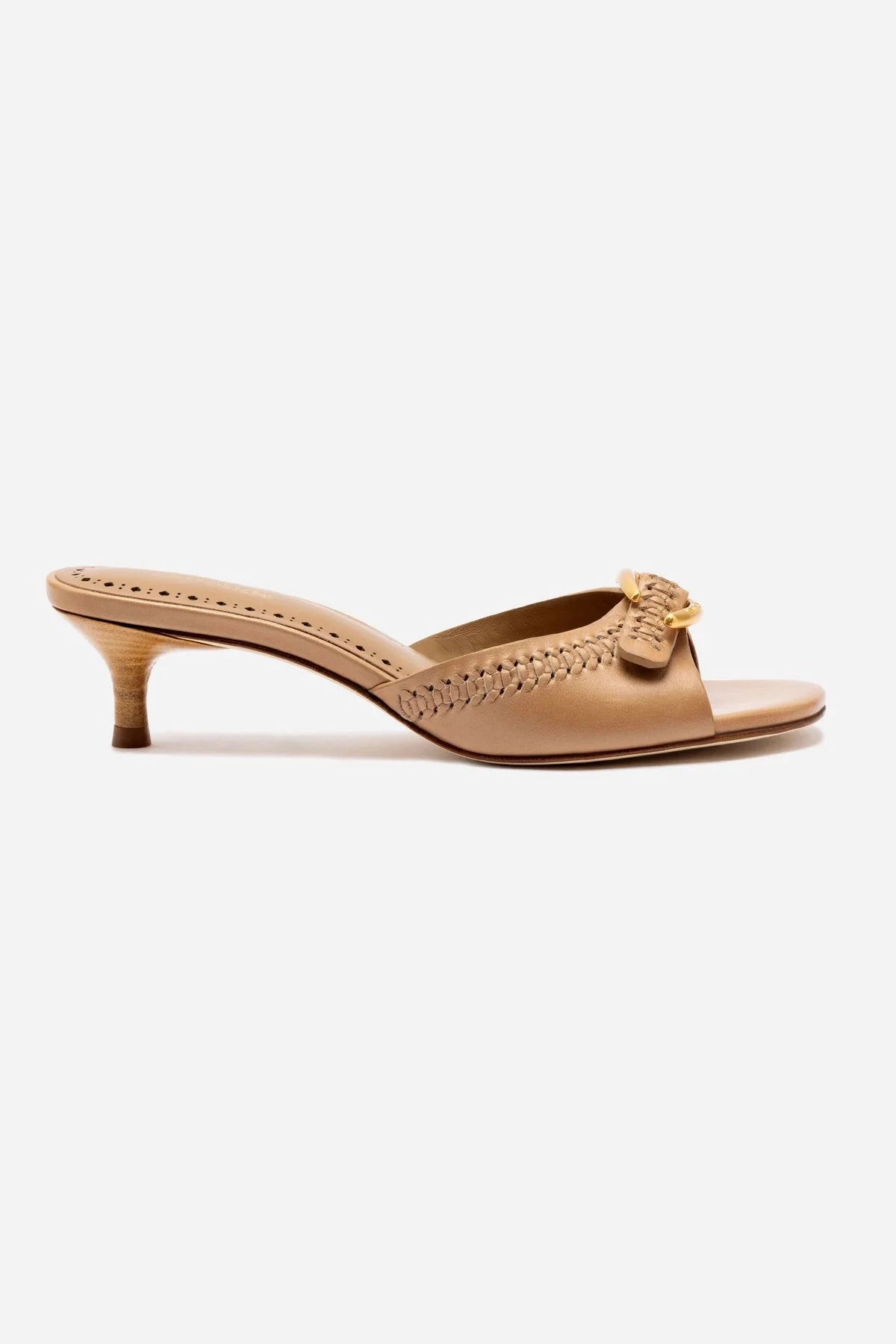Style Goal Lace Up Style Verona Mule In Hazelnut Leather
