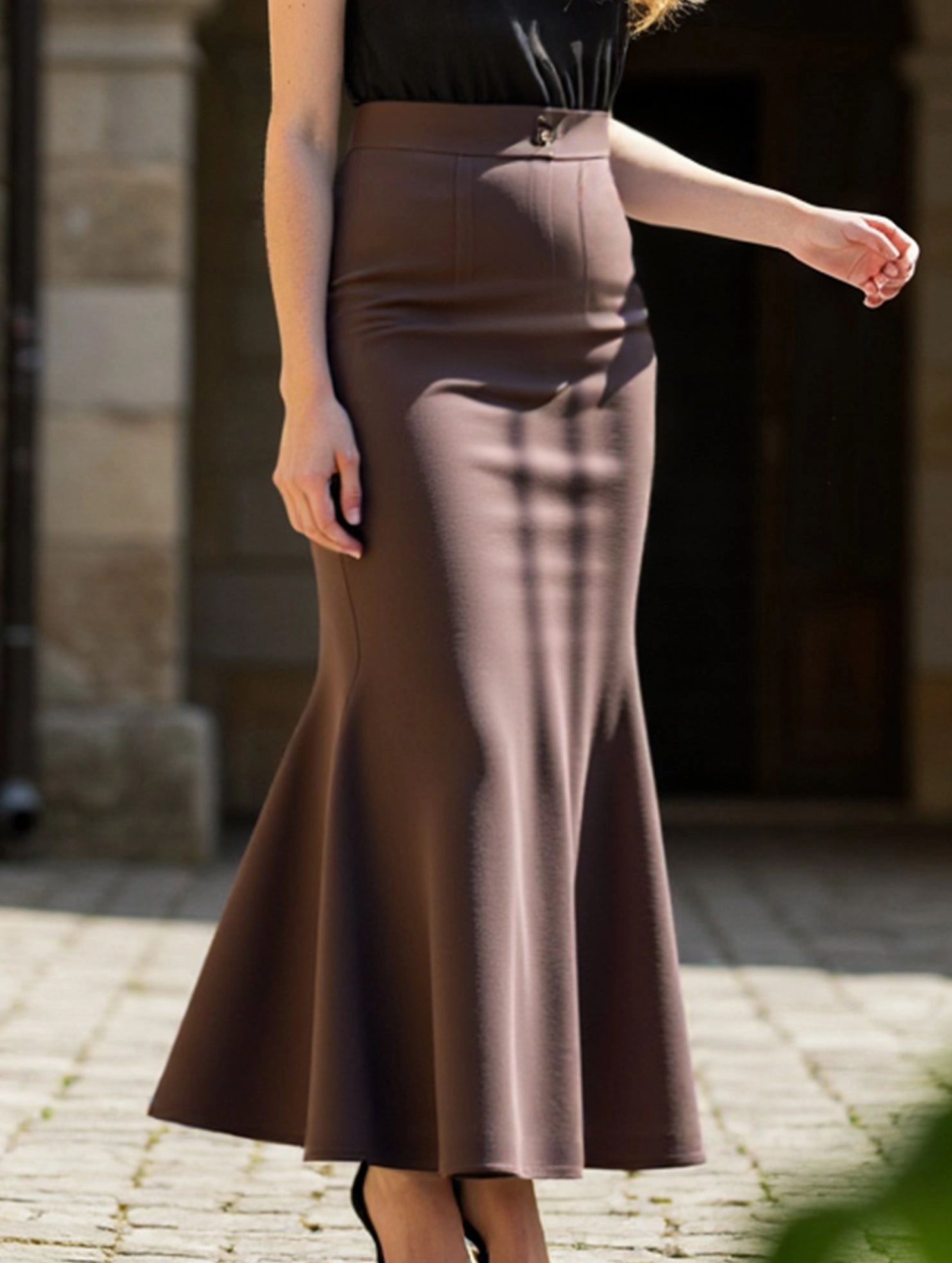 Fit For Movement Casual Comfort Wear Versatile new fishtail skirt