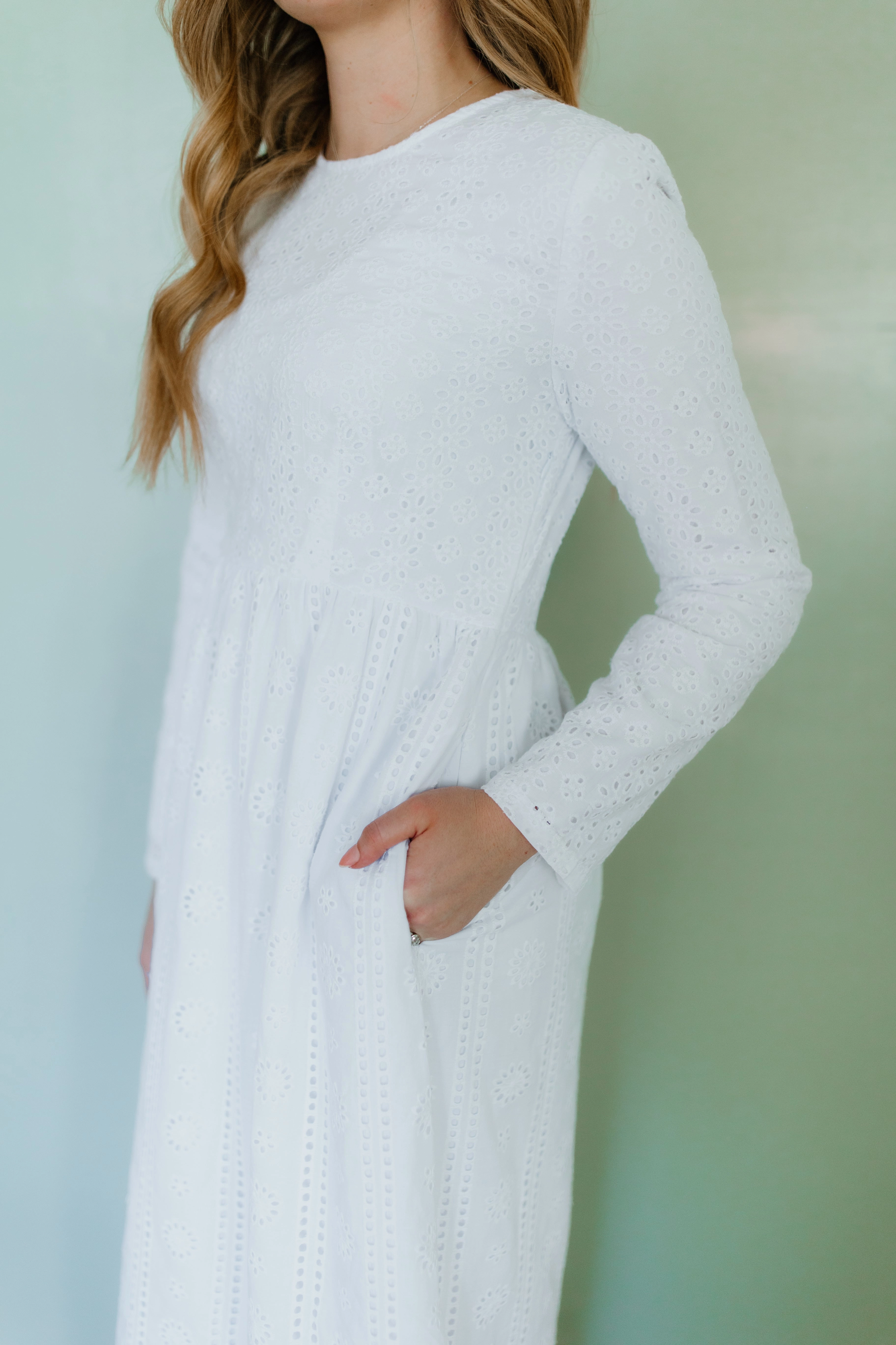 Miley Temple Dress Garden Scene