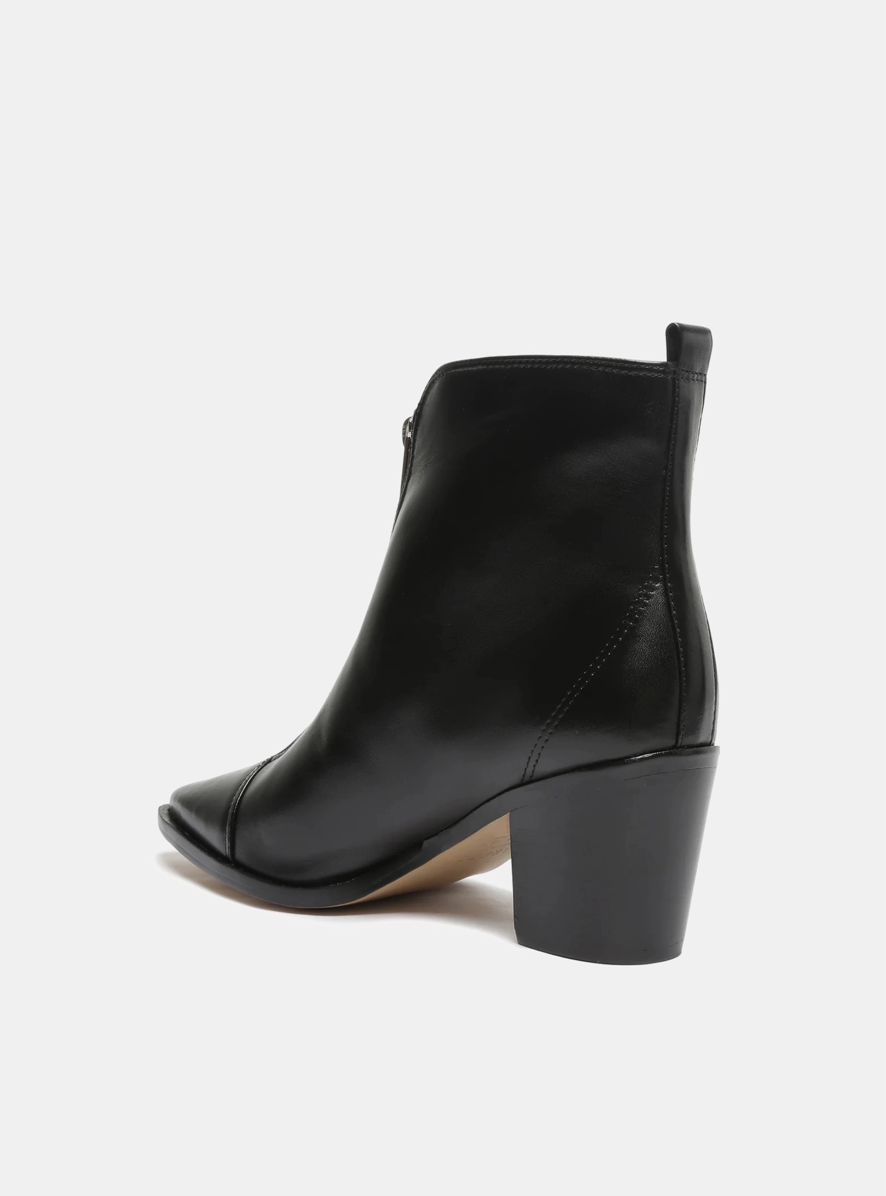 Slim Line Sturdy Construction Vic Leather Bootie